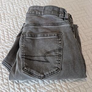 American Eagle Jeans Women's Size 4 Black Mom Jean Stretch (0391)